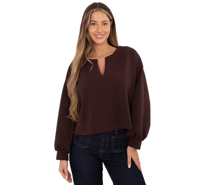 Bluza MJ BL model 21787976 ciemny brązowy - FPrice