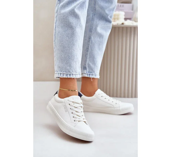 Zateplené Dámské Tenisky Big Star Bílé