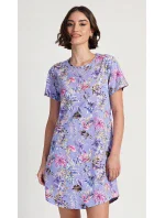 Dámská noční košile s krátkým rukávem model 19902956 - Vienetta Dámská noční košile s krátkým rukávem model 19902956 - Vienetta