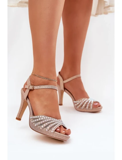 Sandály na podpatku model 209927 Step in style Sandály na podpatku model 209927 Step in style