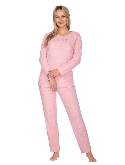Dámské pyžamo model 18873020 dł/r Frotte 2XL - Regina Dámské pyžamo model 18873020 dł/r Frotte 2XL - Regina