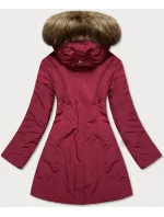 ZIMOWA KURTKA DAMSKA CZERWONA model 21243378 - LHD