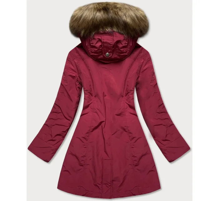 ZIMOWA KURTKA DAMSKA CZERWONA model 21243378 - LHD