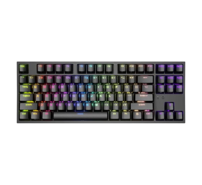 HERNÍ KLÁVESNICE GENESIS THOR 404 TKL US RGB PODSVÍCENÍ MECHANICKÁ ČERNÁ KAILH BOX HNĚDÁ HERNÍ KLÁVESNICE GENESIS THOR 404 TKL US RGB PODSVÍCENÍ MECHANICKÁ ČERNÁ KAILH BOX HNĚDÁ