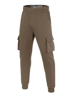 Pánské hnědé tepláky Pit Bull Cypress Sport - 16300985