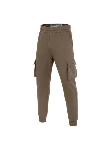 Pánské hnědé tepláky Pit Bull Cypress Sport - 16300985