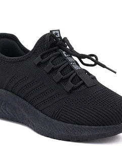 Pánská textilní sportovní polobotka černá Big Star UU174003