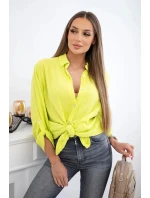 Bavlněná mušelínová košile kiwi Bavlněná mušelínová košile kiwi