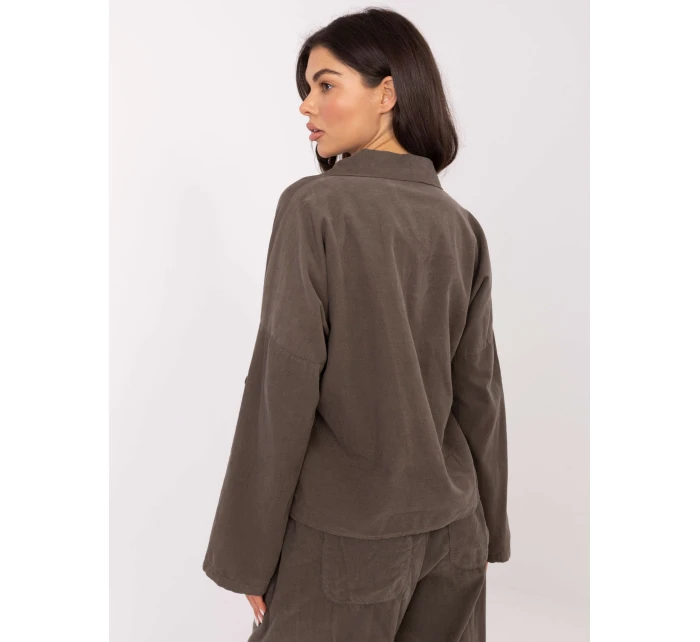 Koszula IT KS model 21749863 ciemny khaki - FPrice