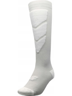 Dámské lyžařské ponožky 4F AW22UFSOF034 světle šedé