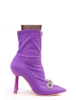 Boty na podpatku model 218552 Solea Boty na podpatku model 218552 Solea