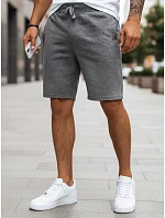 Pánské krátké teplákové šortky tmavě šedé FashionStreet SX2281