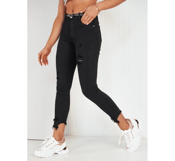 Dámské džínové kalhoty FAROL černé FashionStreet UY1906