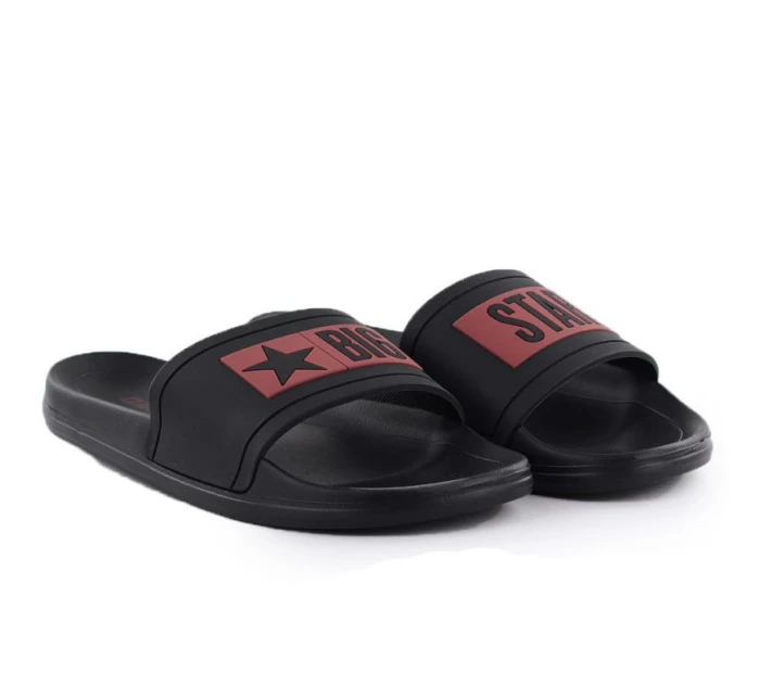 Pánské plážové žabky pool black Big Star TT174A003