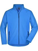 JN Pánská 3vrstvá softshellová bunda 02. azure model 22494865 - Daiber JN Pánská 3vrstvá softshellová bunda 02. azure model 22494865 - Daiber