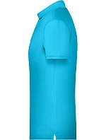 Pánské piqué polo z bio bavlny 02. turquoise model 22437883 - Daiber Pánské piqué polo z bio bavlny 02. turquoise model 22437883 - Daiber