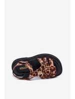 Dívčí sandály s ozdobným detailem pantera Serina Dívčí sandály s ozdobným detailem pantera Serina