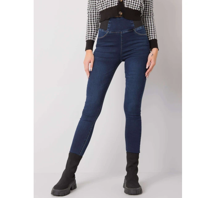 Spodnie NM SP model 21392996 ciemny niebieski - FPrice Spodnie NM SP model 21392996 ciemny niebieski - FPrice