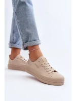 Dámské béžové látkové tenisky Staneva