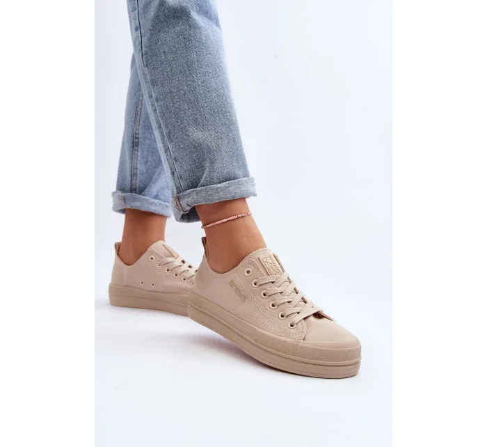 Dámské béžové látkové tenisky Staneva