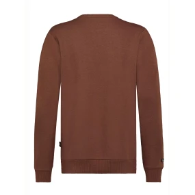 Pánská mikina H10600T21244C3 tmavě hnědá - Sublevel