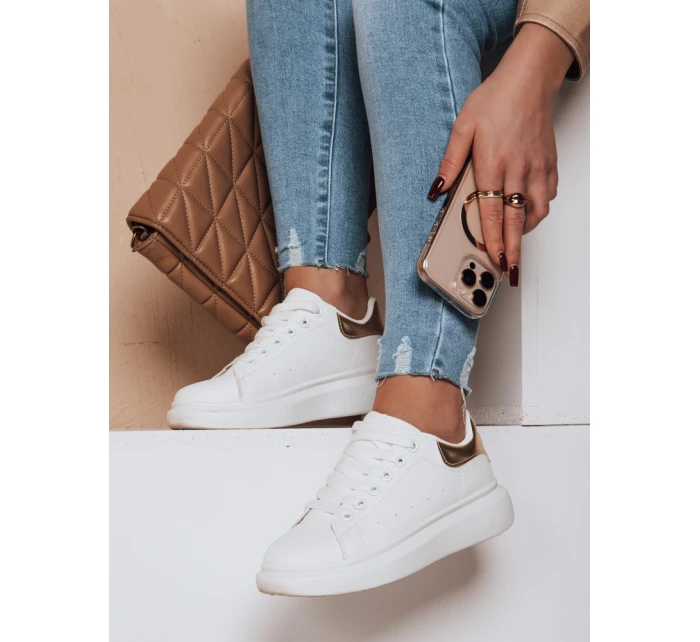 Dámské sportovní tenisky DOMINI gold FashionStreet ZY0666 Dámské sportovní tenisky DOMINI gold FashionStreet ZY0666