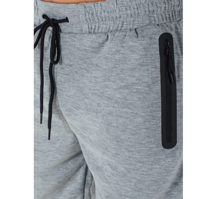 FashionStreet šedé pánské teplákové kraťasy SX2488