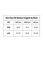 Tričko Shots De Namour Lace Mesh Babydoll DEN113 S–XL