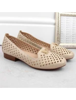 Ažurové polobotky M.Daszynski W SAN35 zlatá