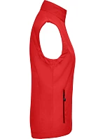 Daiber JN 1023 Dámská 3-vrstvá softshellová vesta 02.1023 red