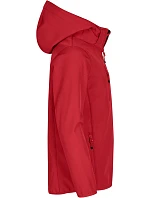 Classic Softshell Jkt Jr Dětská 3vrstvá softshellová bunda s kapucí model 22471108 red - Clique