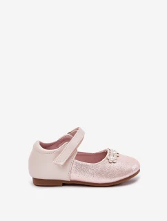 Dětské Baleríny Na Suchý Zip S Růžové model 21697129 - EVENTO