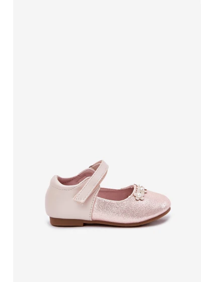 Dětské Baleríny Na Suchý Zip S Růžové model 21697129 - EVENTO
