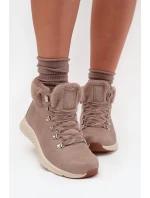 Dámské Boty S Kožešinou Big Star model 21706002 Šedé - Big Star Shoes Dámské Boty S Kožešinou Big Star model 21706002 Šedé - Big Star Shoes