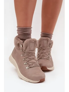 Dámské Boty S Kožešinou Big Star model 21706002 Šedé - Big Star Shoes