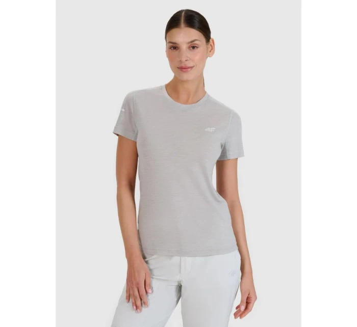Dámské trekingové tričko z Merino vlny model 21434481 - 4F