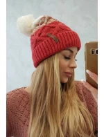 Fleecová čepice Alice model 18750261 - K-Fashion Fleecová čepice Alice model 18750261 - K-Fashion