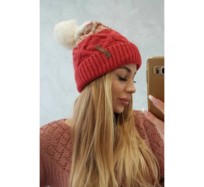 Fleecová čepice Alice model 18750261 - K-Fashion Fleecová čepice Alice model 18750261 - K-Fashion