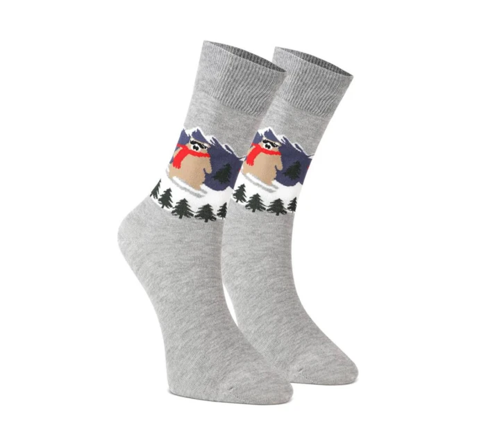 Vánoční unisex ponožky na – set 3 mix barev model 21772716 - K-Fashion Vánoční unisex ponožky na – set 3 mix barev model 21772716 - K-Fashion