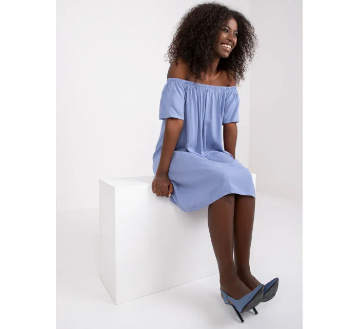 Dámské šaty-D73761M30145G světle modré