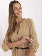 Sukienka DHJ SK model 21334681 camelowy - FPrice