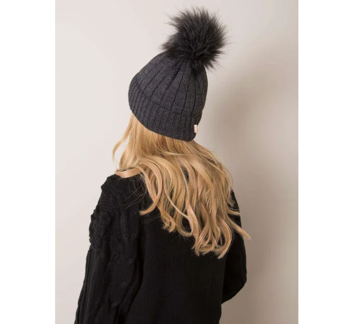 Dámská čepice 8.71 tmavě šedá