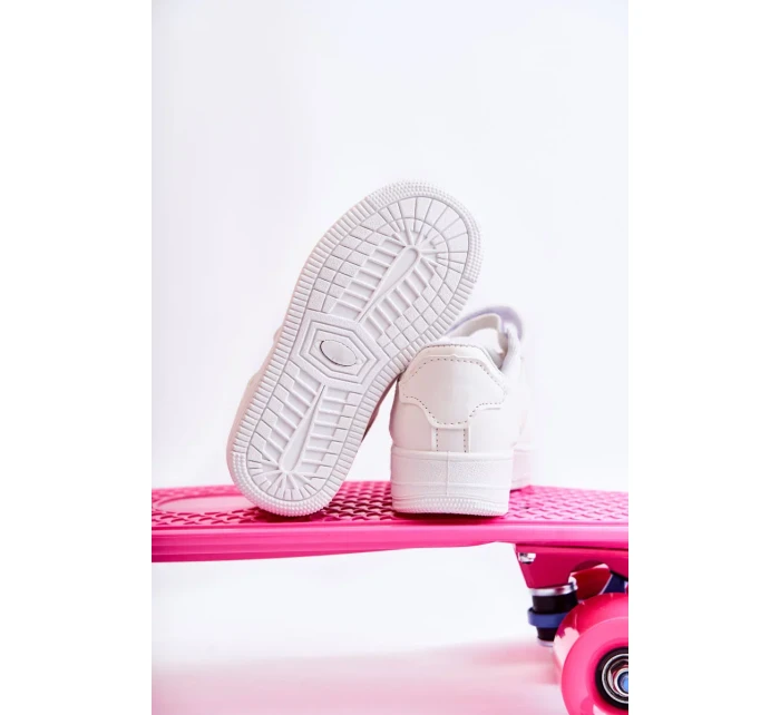 Dětská sportovní obuv na suchý zip White Elike Dětská sportovní obuv na suchý zip White Elike