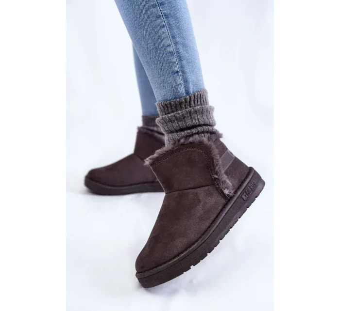 Dámské boty do sněhu Big Star KK274623 šedé Dámské boty do sněhu Big Star KK274623 šedé