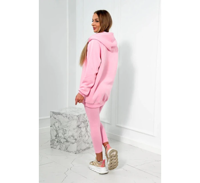 Sada mikiny, topu a legín 24349 světle růžová -Kesi