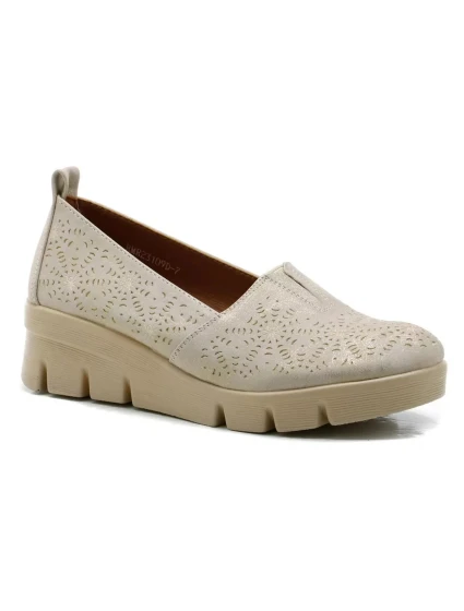 Dámské polobotky RMR23109D-7 zlaté - Jezzi