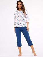 Cornette 732/452 Amelia 2 3/4 M-2XL dámské pyžamo