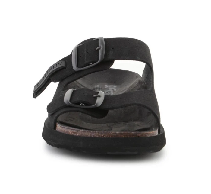 D.Franklin Vibe Sandály Žabky s přezkou DFSH407001-BLAC