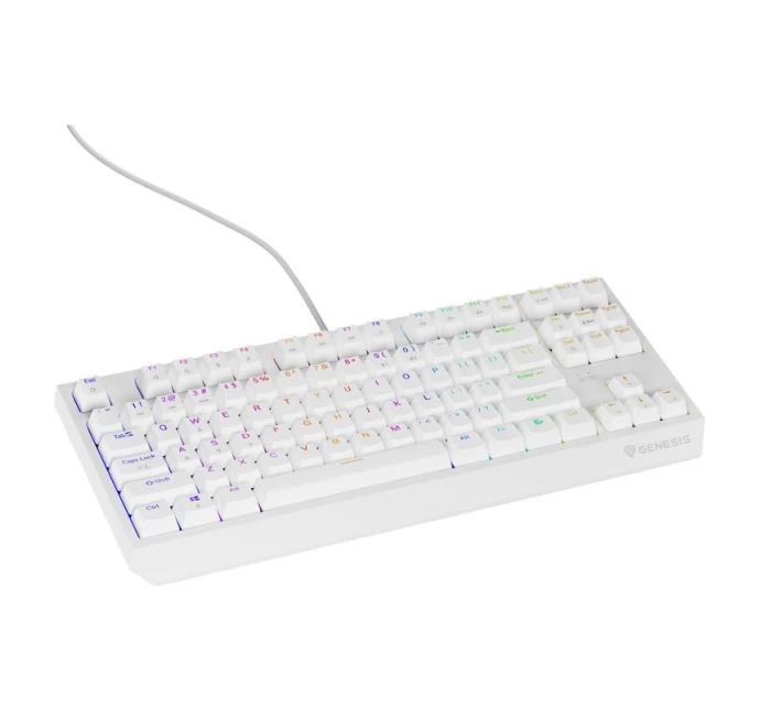 model 21716571 230 TKL Herní klávesnice USB QWERTY US English White - Genesis model 21716571 230 TKL Herní klávesnice USB QWERTY US English White - Genesis