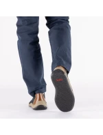 modrá kožená polobotka s podrážkou model 22021945 - Rieker